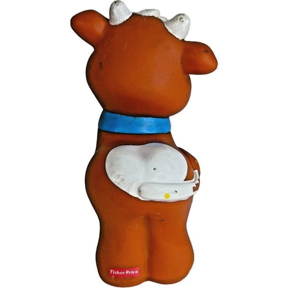 Mattel Fisher Price Little People 2001 Horse & 1997 Cow Farm Animals Vintage - Picture 8 of 11